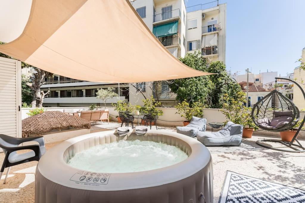 Amazing 3Bdr Apt With Unique Roof Garden In Plaka Athens Luaran gambar