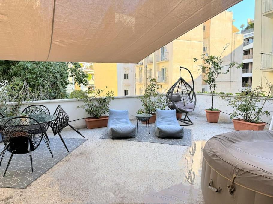 Amazing 3Bdr Apt With Unique Roof Garden In Plaka Athens Luaran gambar