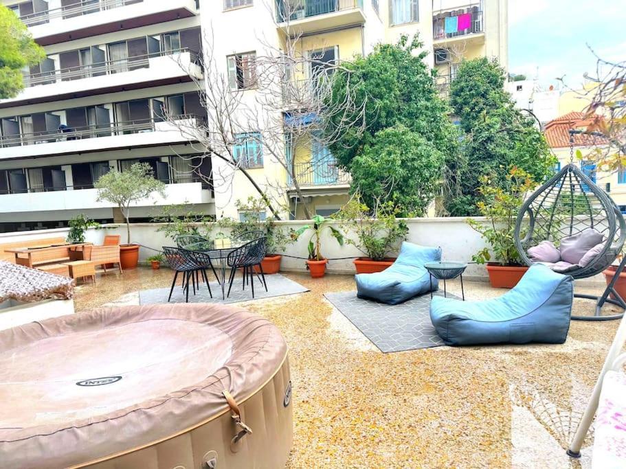Amazing 3Bdr Apt With Unique Roof Garden In Plaka Athens Luaran gambar