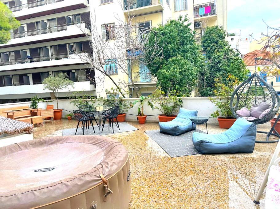 Amazing 3Bdr Apt With Unique Roof Garden In Plaka Athens Luaran gambar